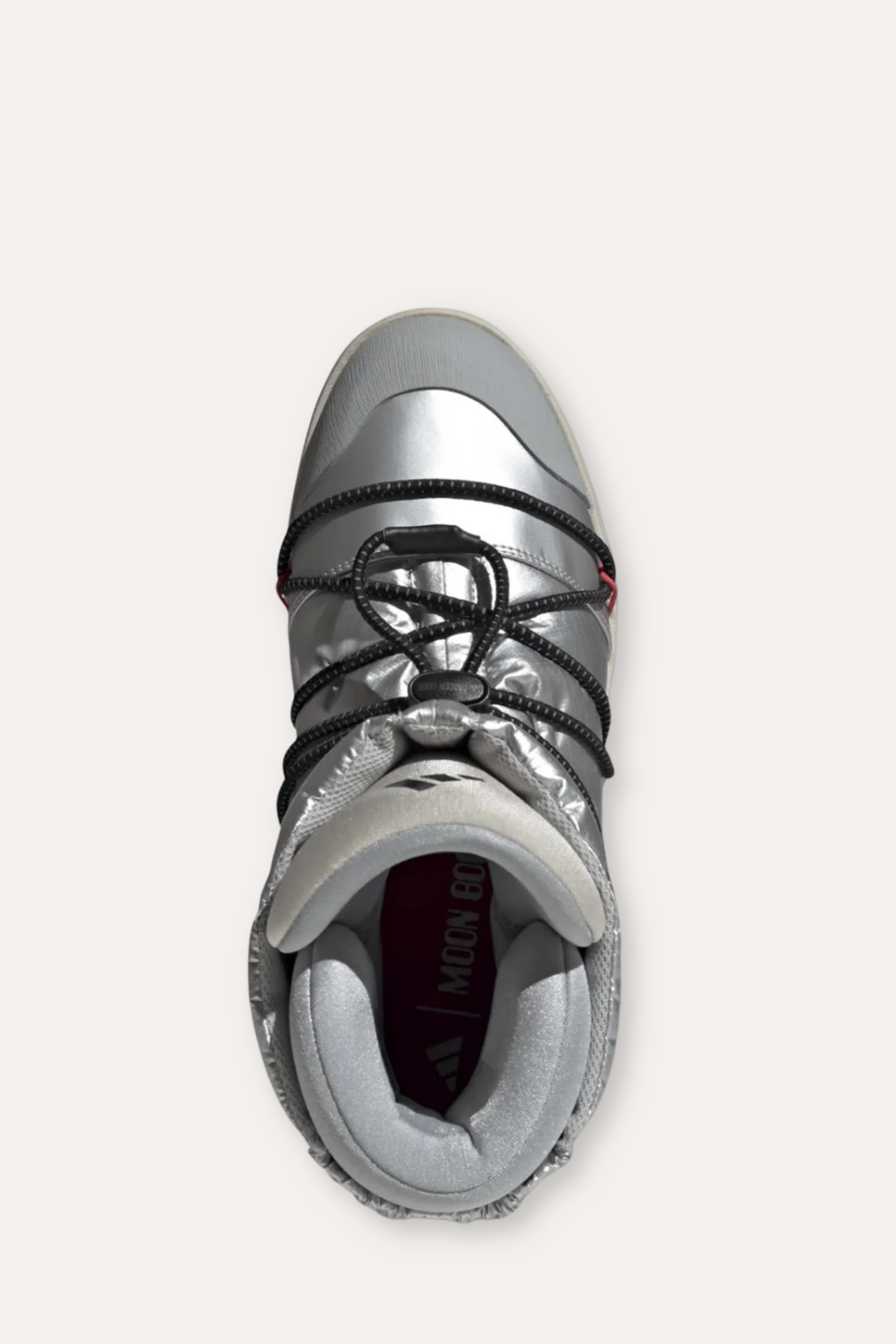 Women's Adidas X Moon Boot Ace JQ7849- Msilve/Cblack/Lucred