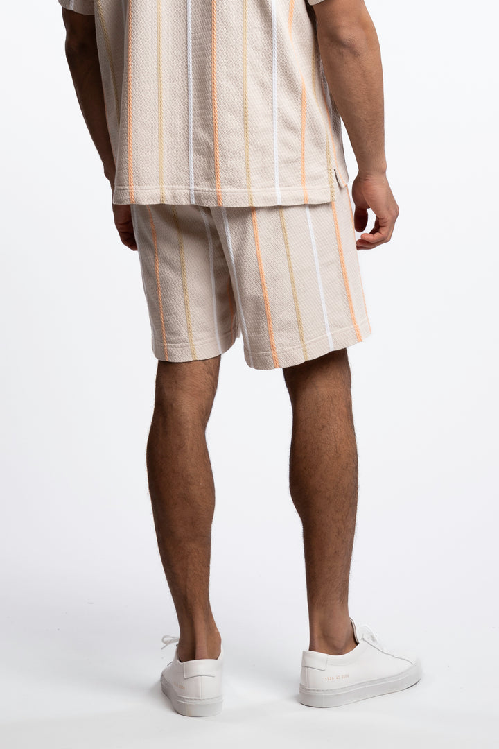 Simon Stripe Shorts Moonbeam