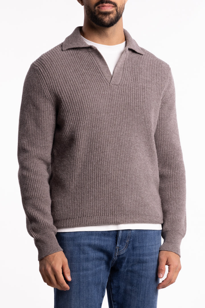 Super Geelong Ribbed Skipper Brown