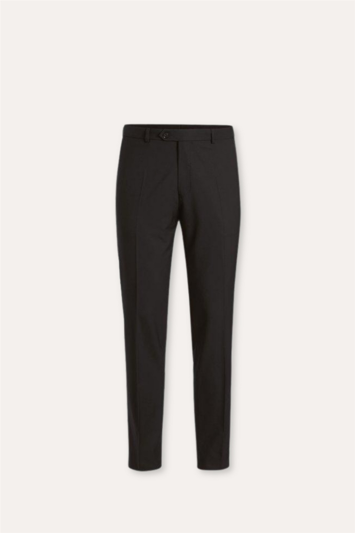 Denz Slim Fit Wool Trousers Black