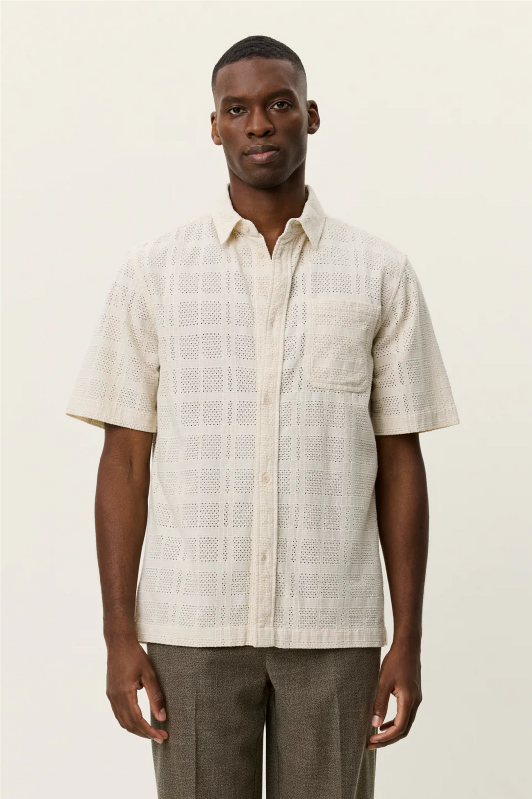 Charlie SS Shirt Ivory