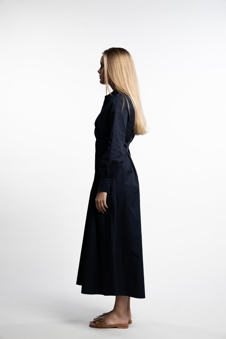 Leandra Dress- Navy