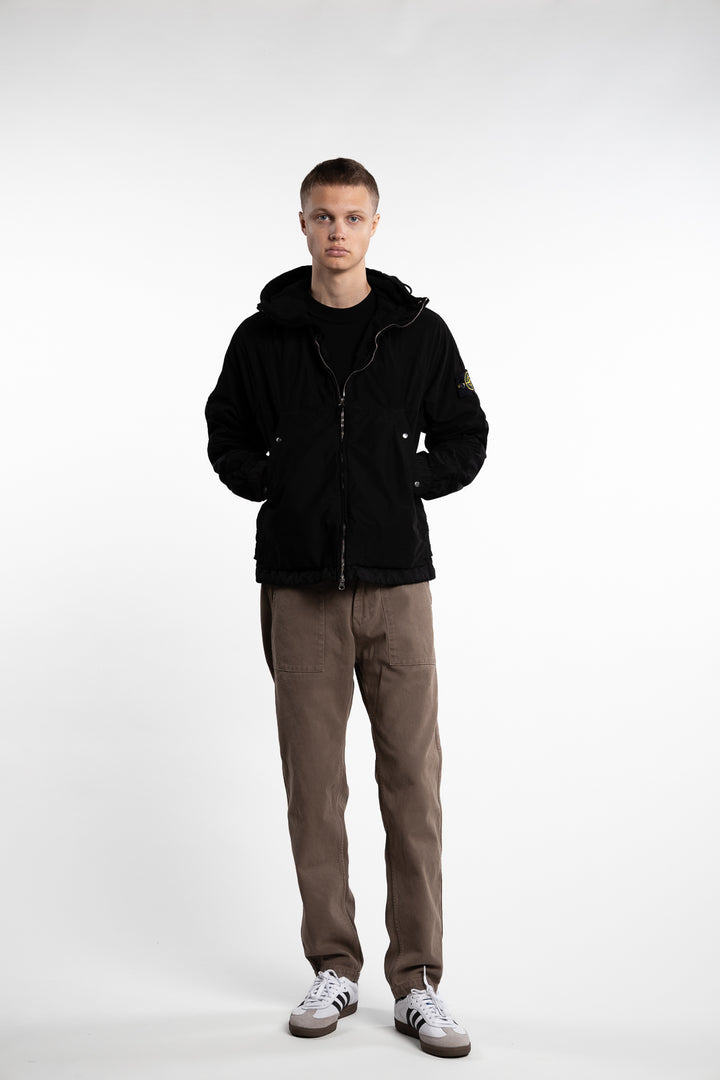 David Light-Tc Hooded Blouson With Anti-Drop Black