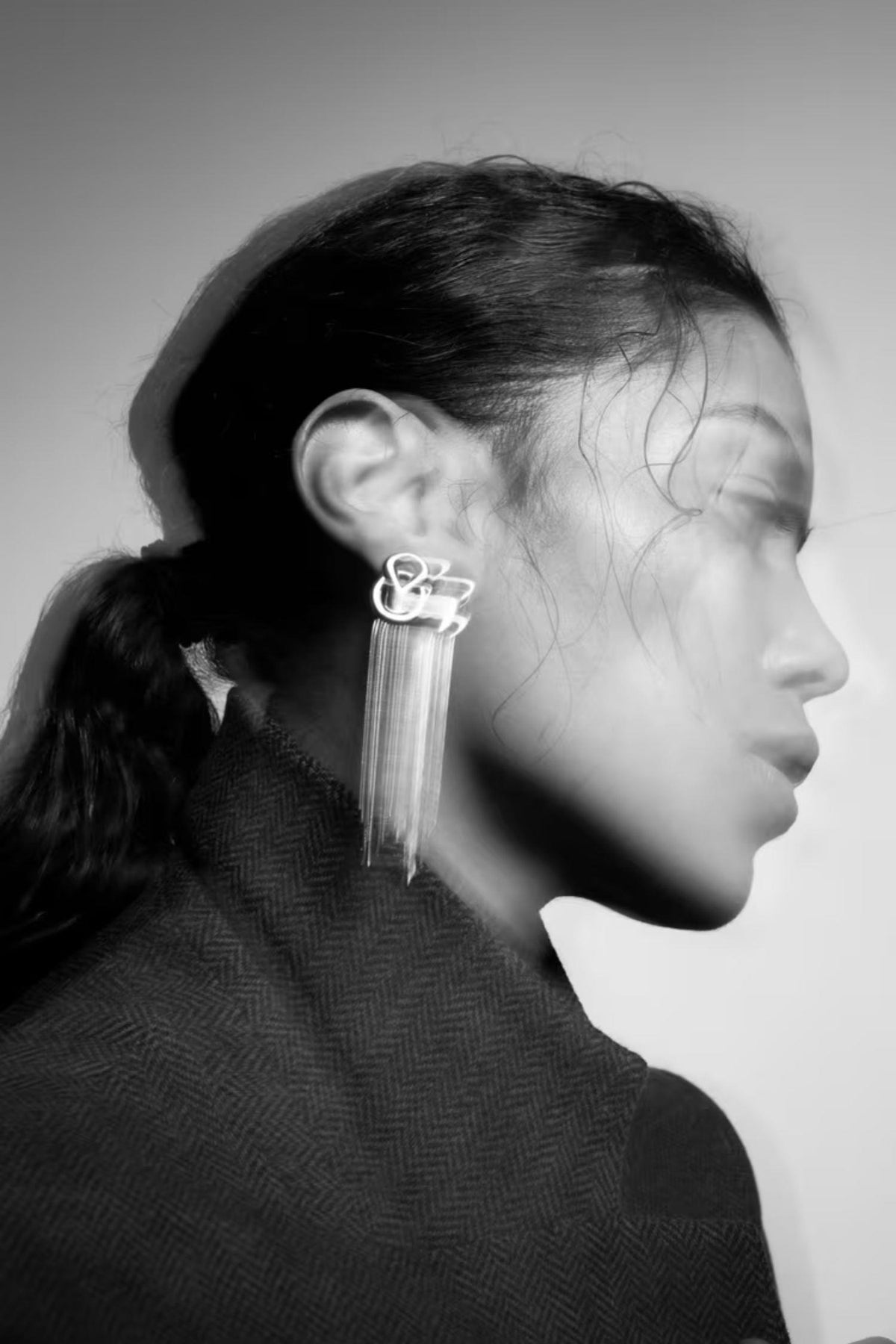 The Flounce Earrings Gold