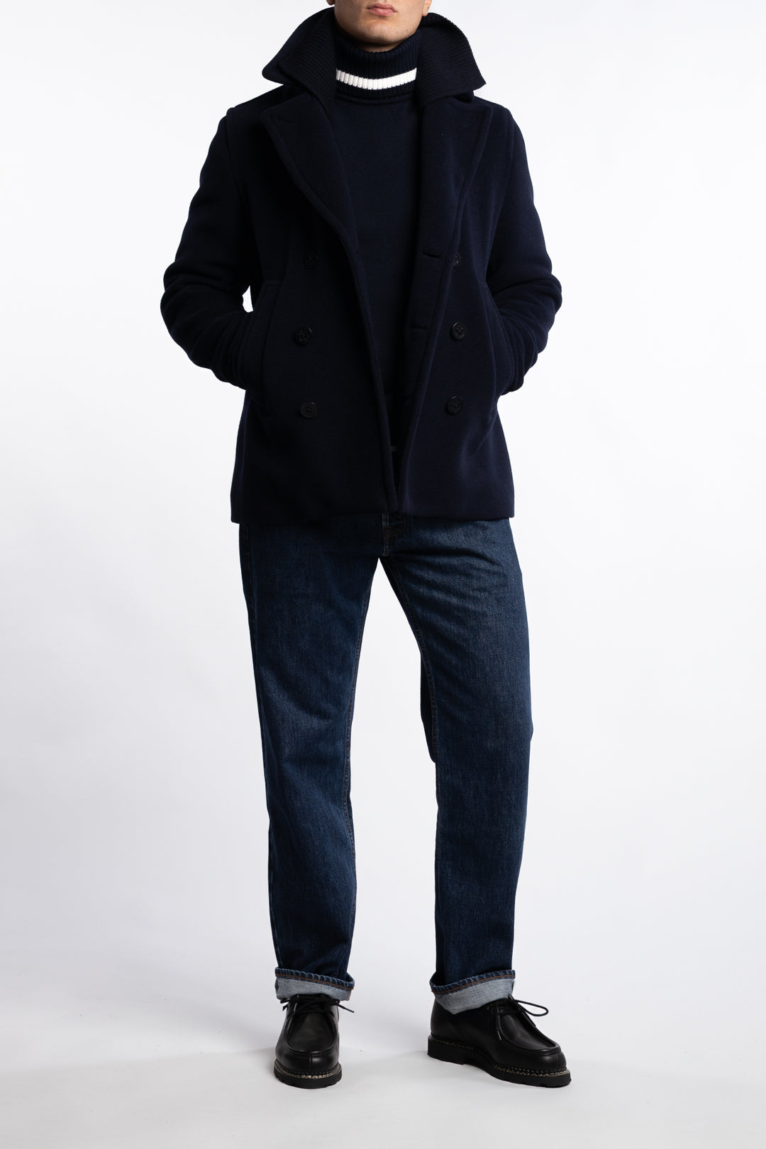 Wool Peacoat Navy