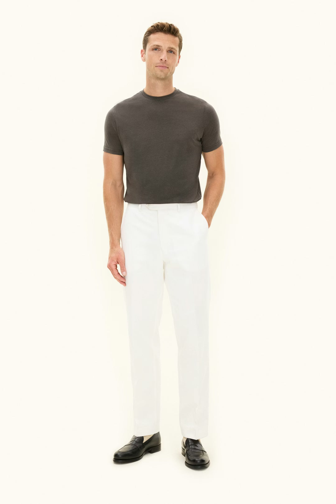 Kim Tencel/Cotton Regular Fit T-shirt Nettle Green