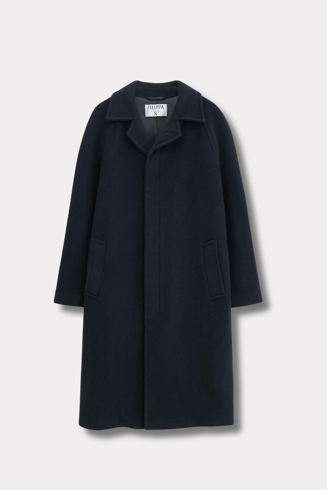 Wool Carcoat- Black