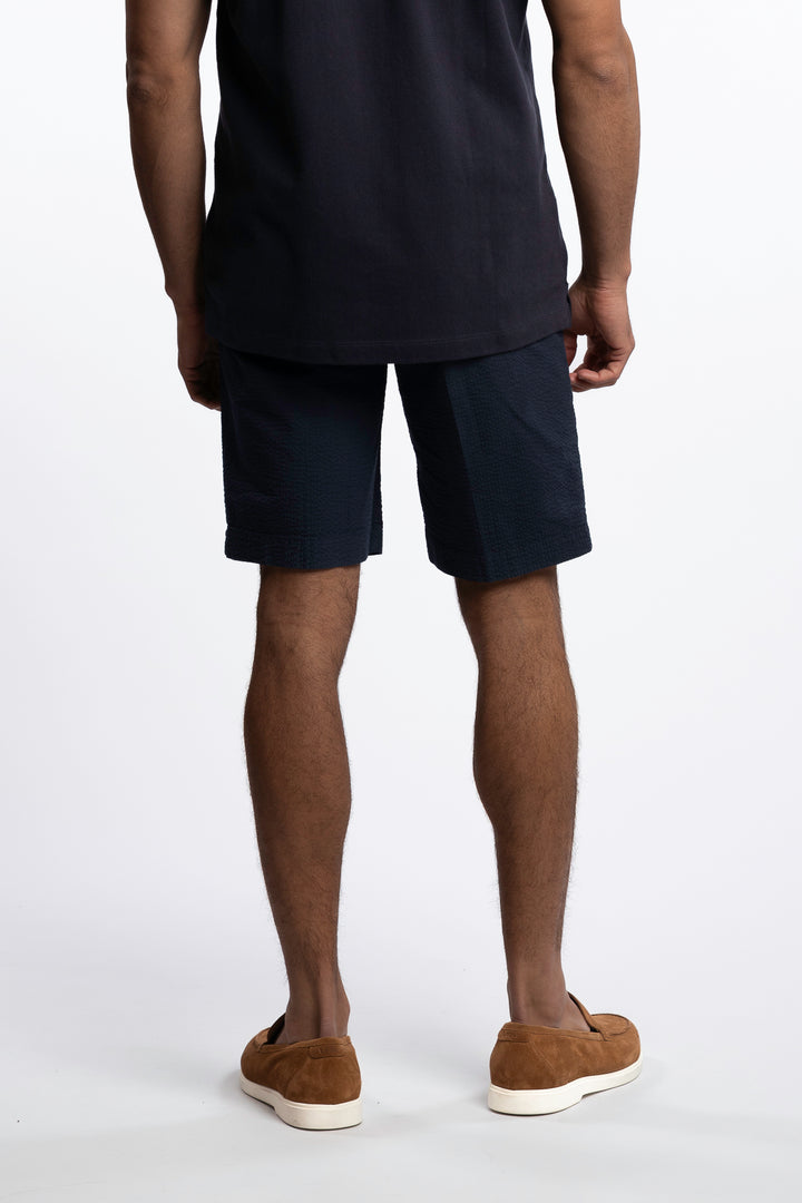 Seersucker Shorts Blue