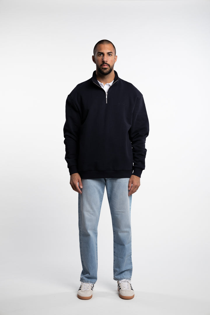 Crew Half-Zip Sweatshirt Dk. Navy