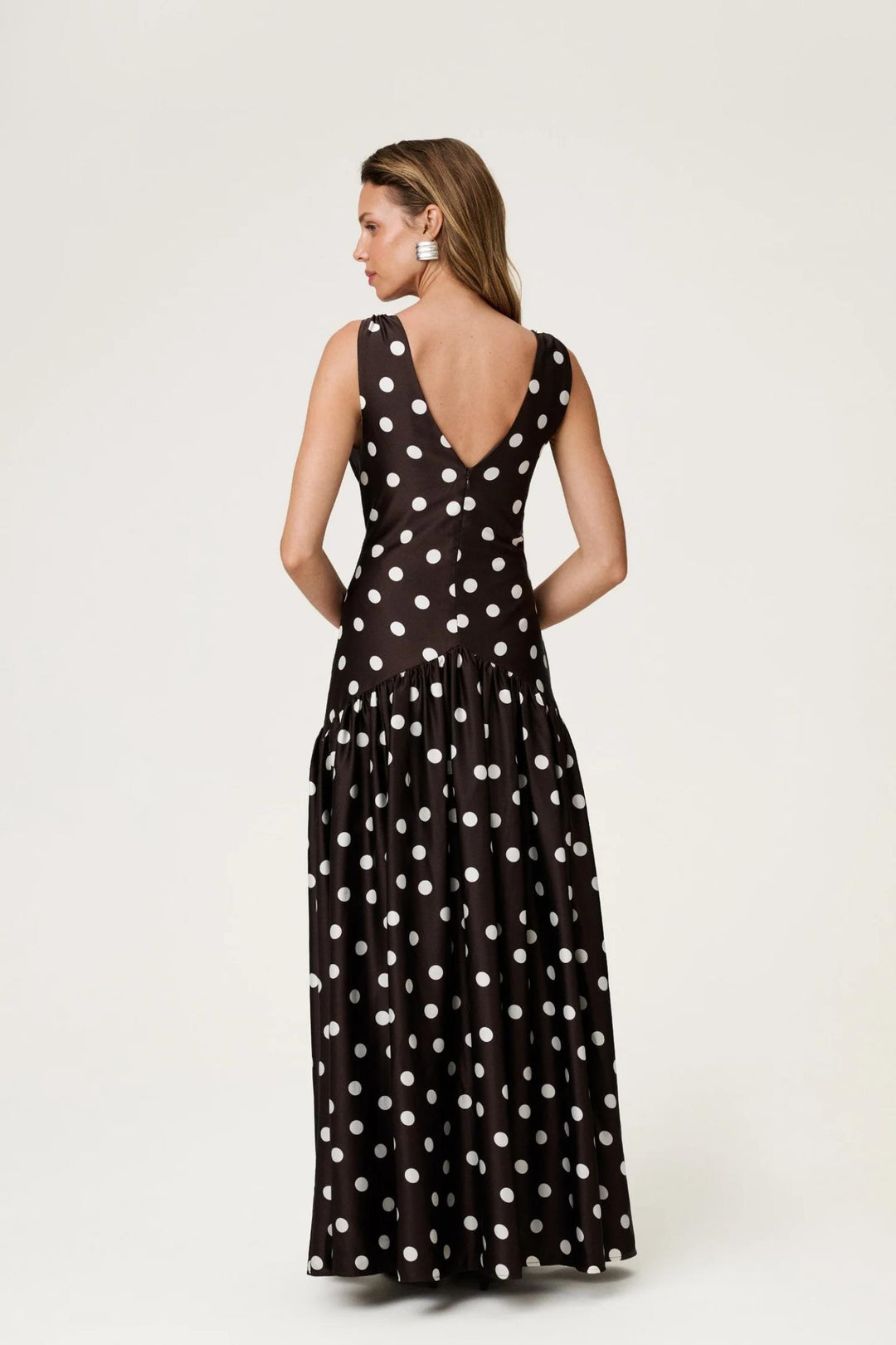 Toulouse Dress- Brown Dot