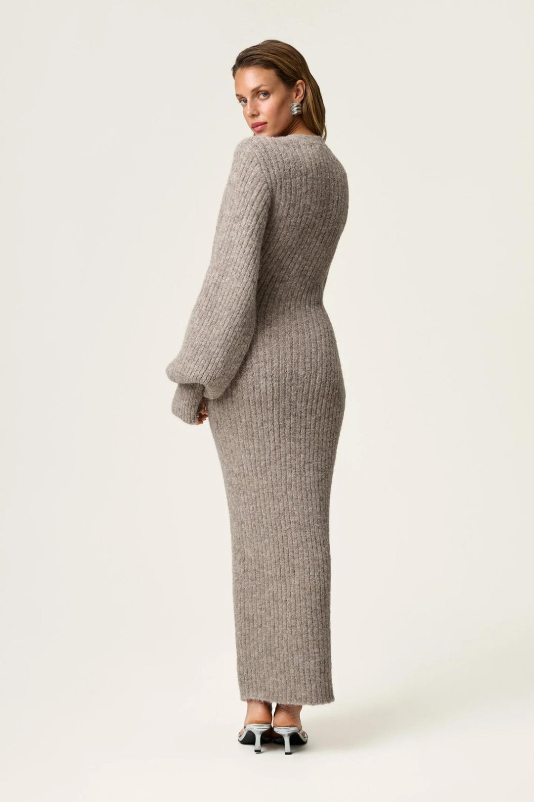 Montana Dress- Beige Melange