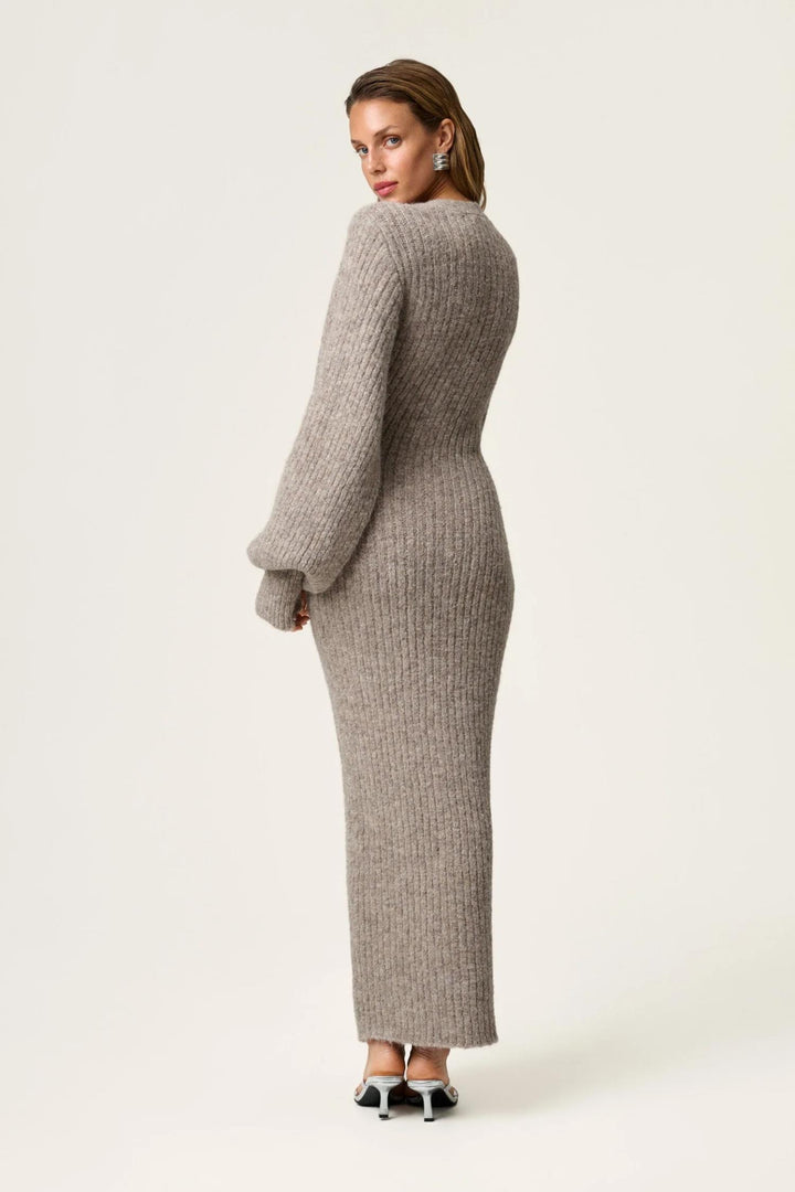 Montana Dress- Beige Melange