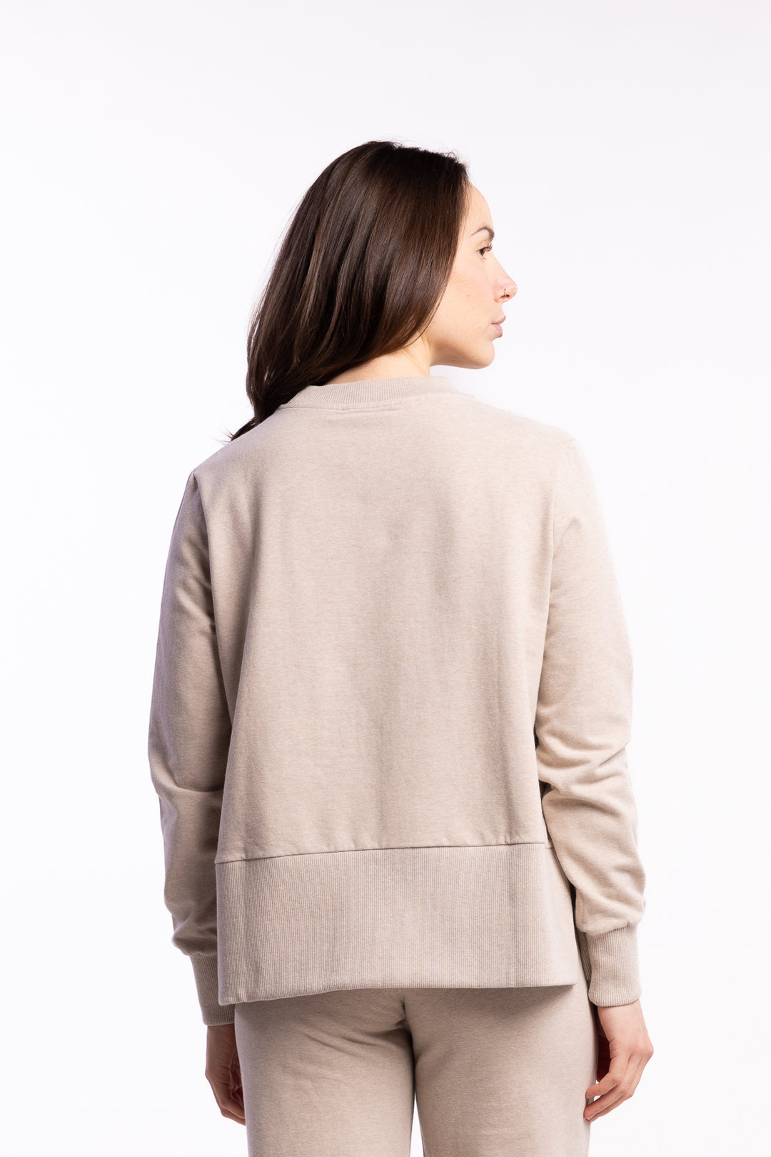 Sadie Sweater- Beige Melange