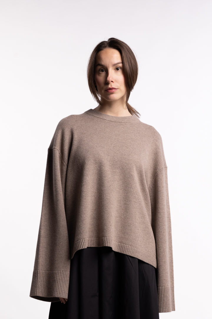 Crewneck Lounge Sweater - Wheat