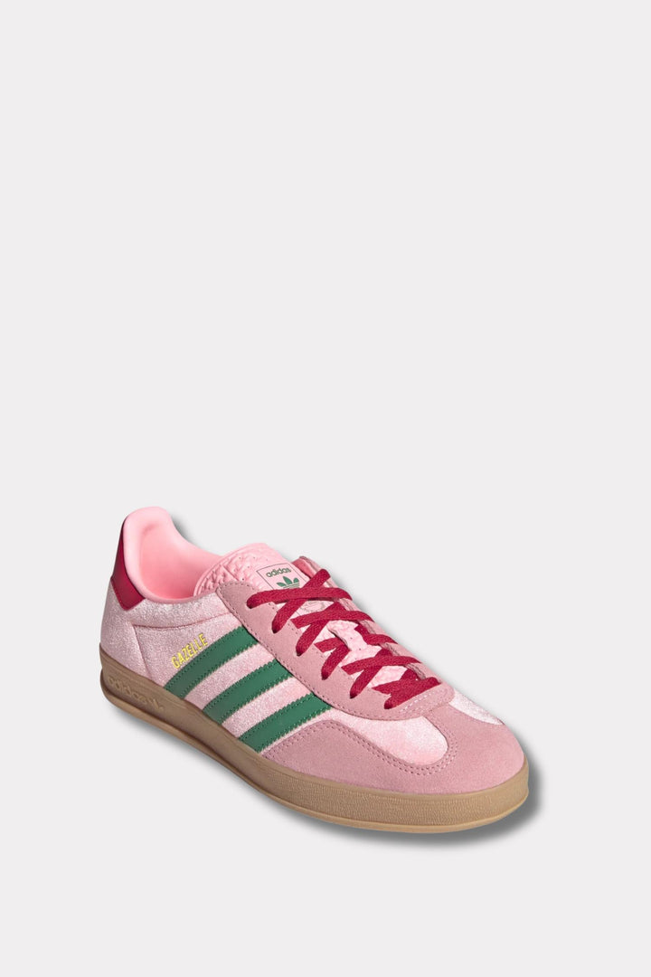 Gazelle Indoor W- Court Green/Glow Pink/Gum