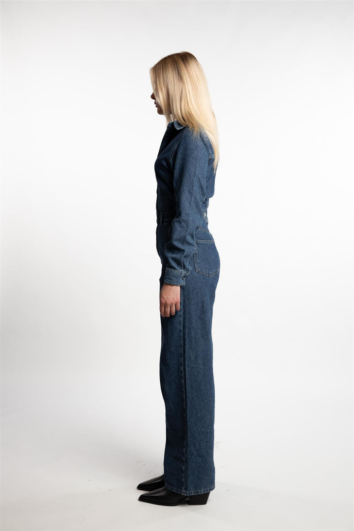 Jordan Jumpsuit- Mid Blue