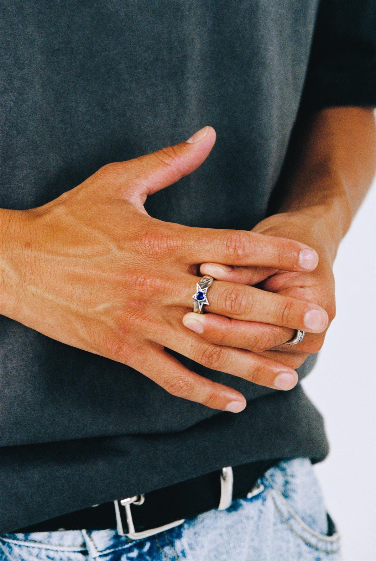 Blue Calda Ring Silver
