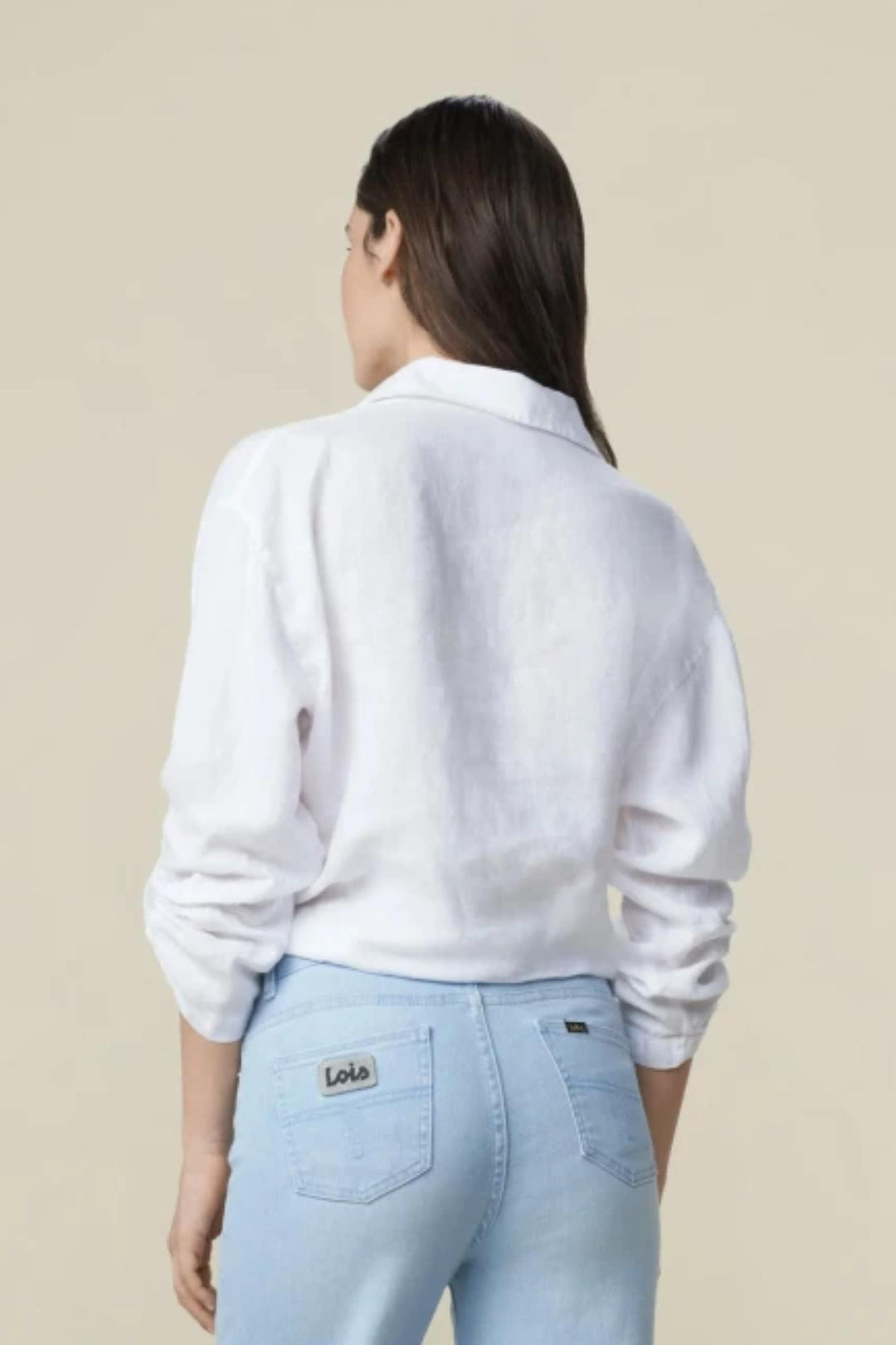 Pia Linen Shirt - White