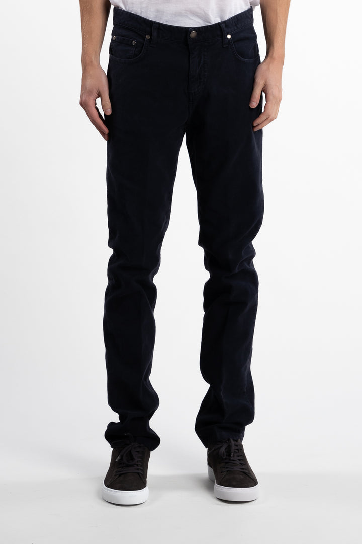 5-Pocket Moleskin Trousers Navy