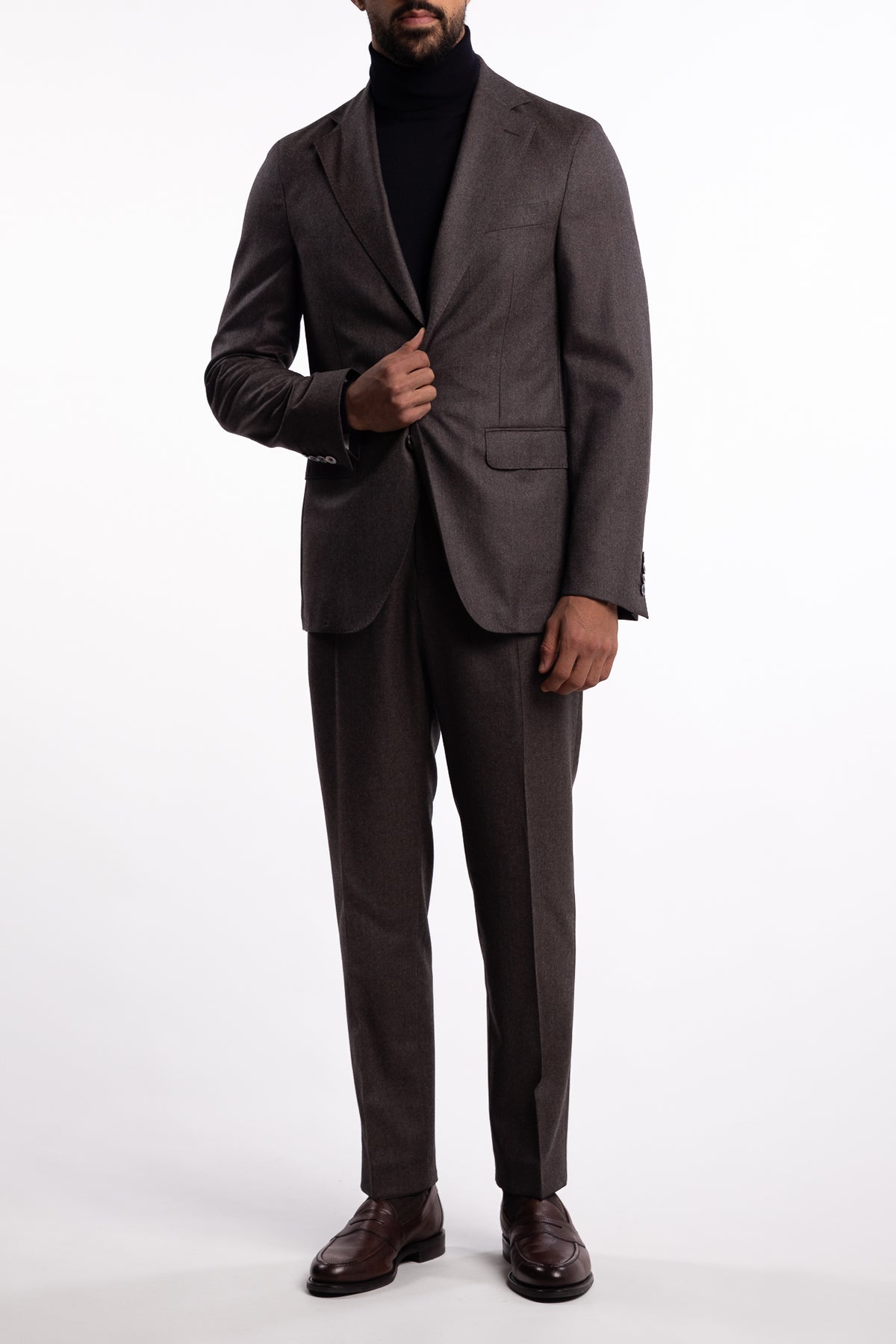 New Sienna Flanell Blazer Brown