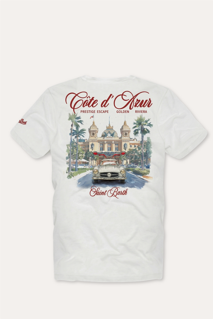 T-Shirt Cote Azure White