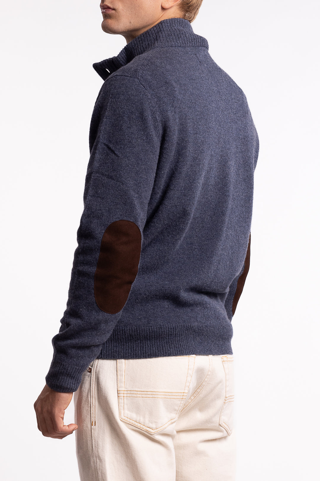 Essential Patch Half Zip Dark Indigo