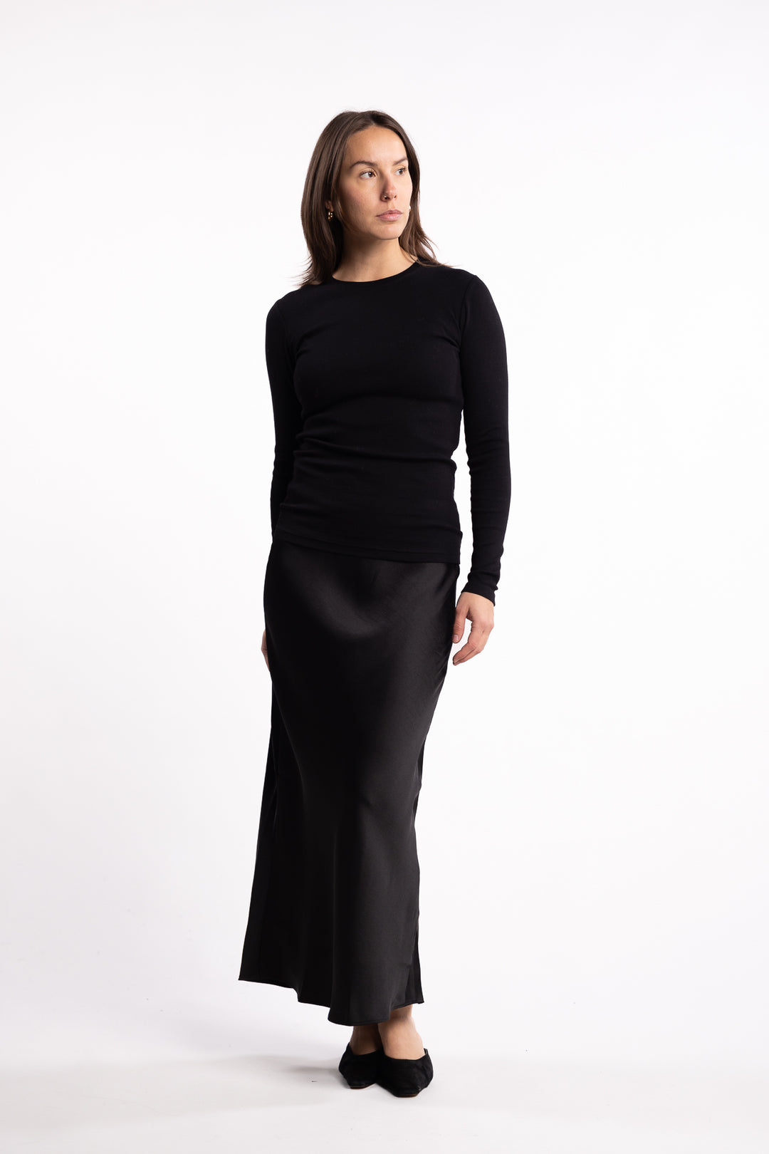 Saagneta Long Skirt 12956- Black