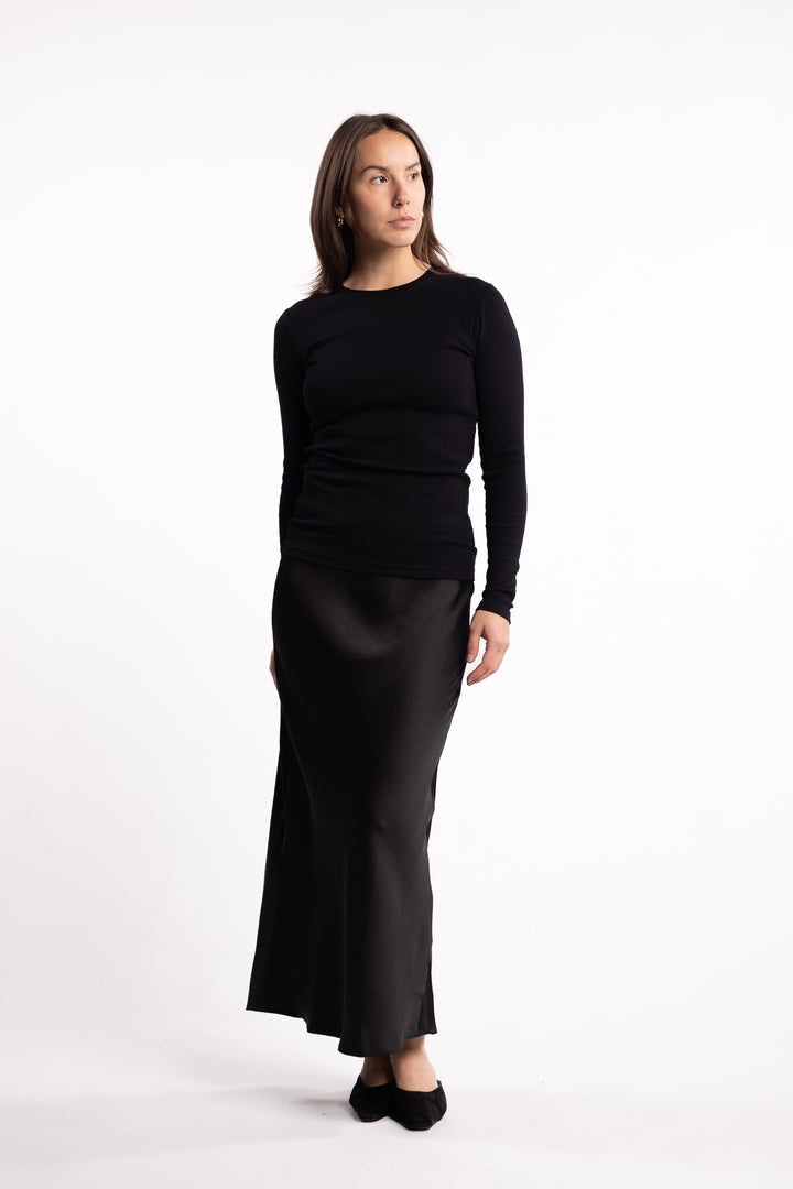Saagneta Long Skirt 12956- Black