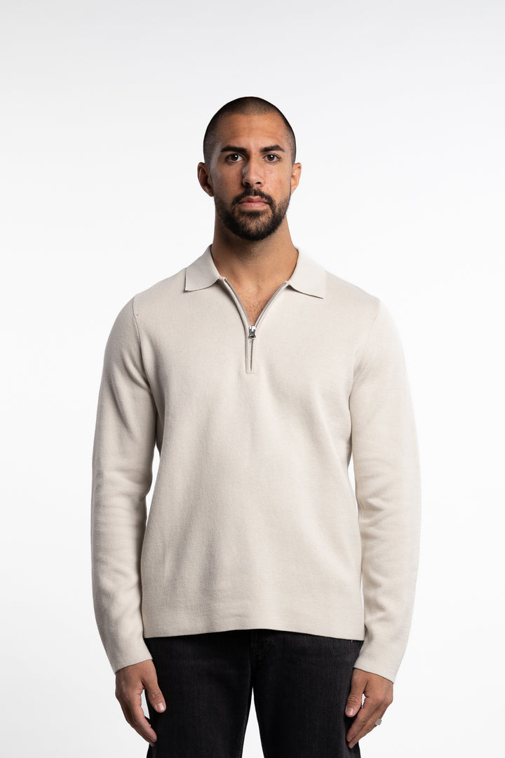 Saguna Half-Zip Polo Moonstruck