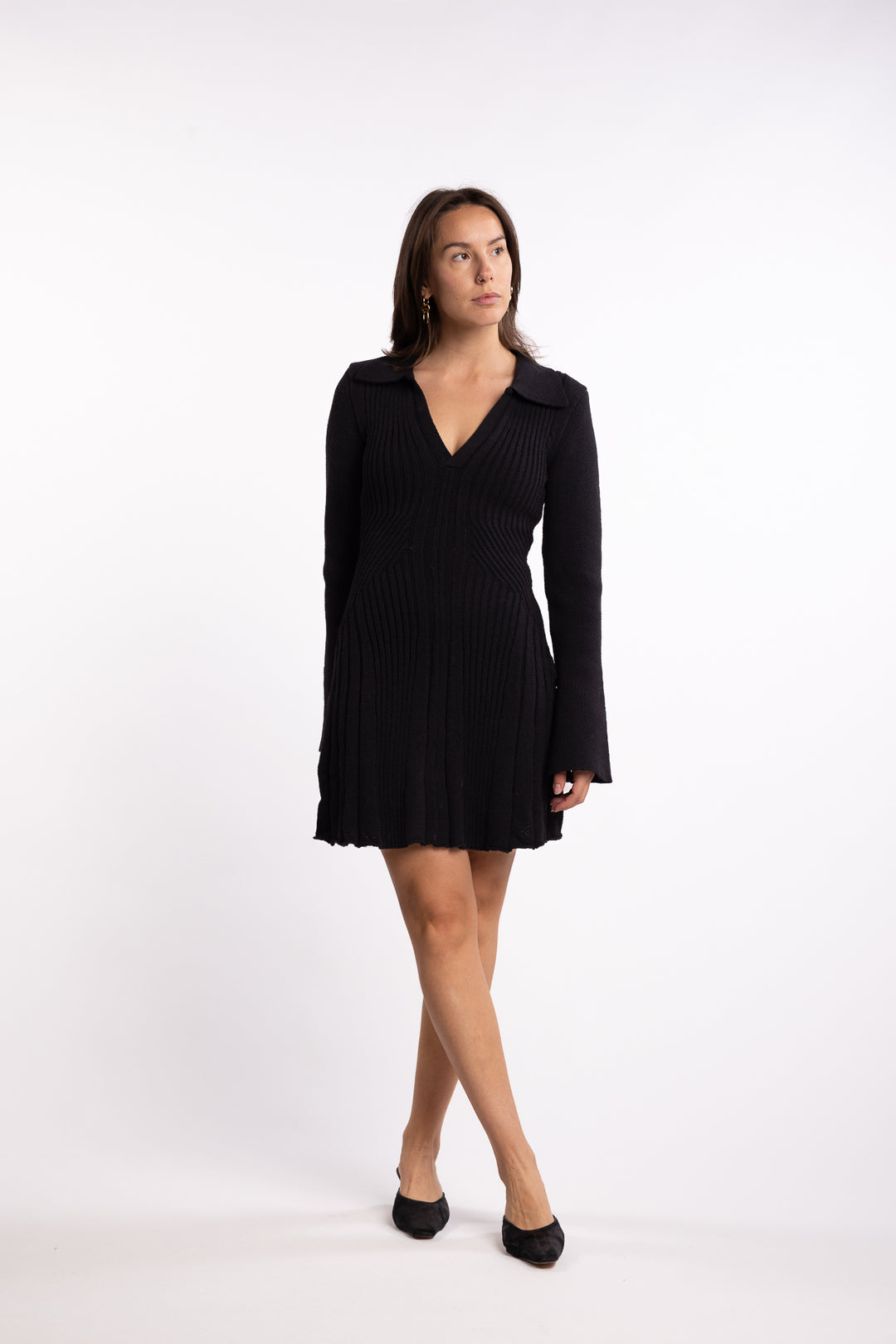 Sondrio Mini Dress- Black