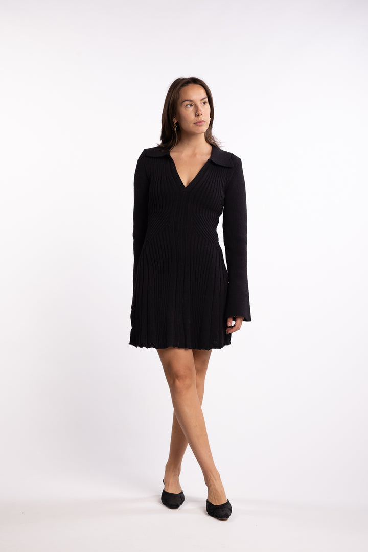 Sondrio Mini Dress- Black