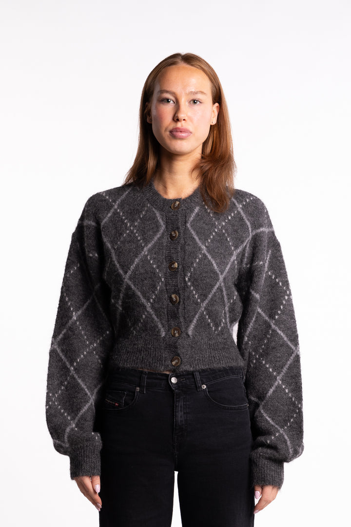 Merano Cardigan- Dark Grey