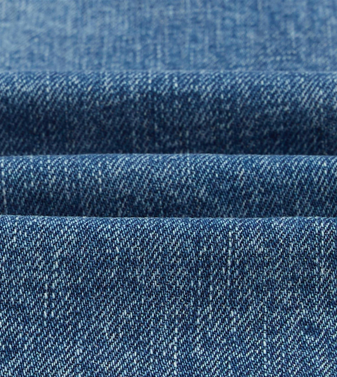 Natural Indigo 5-Pocket Short Stone Wash