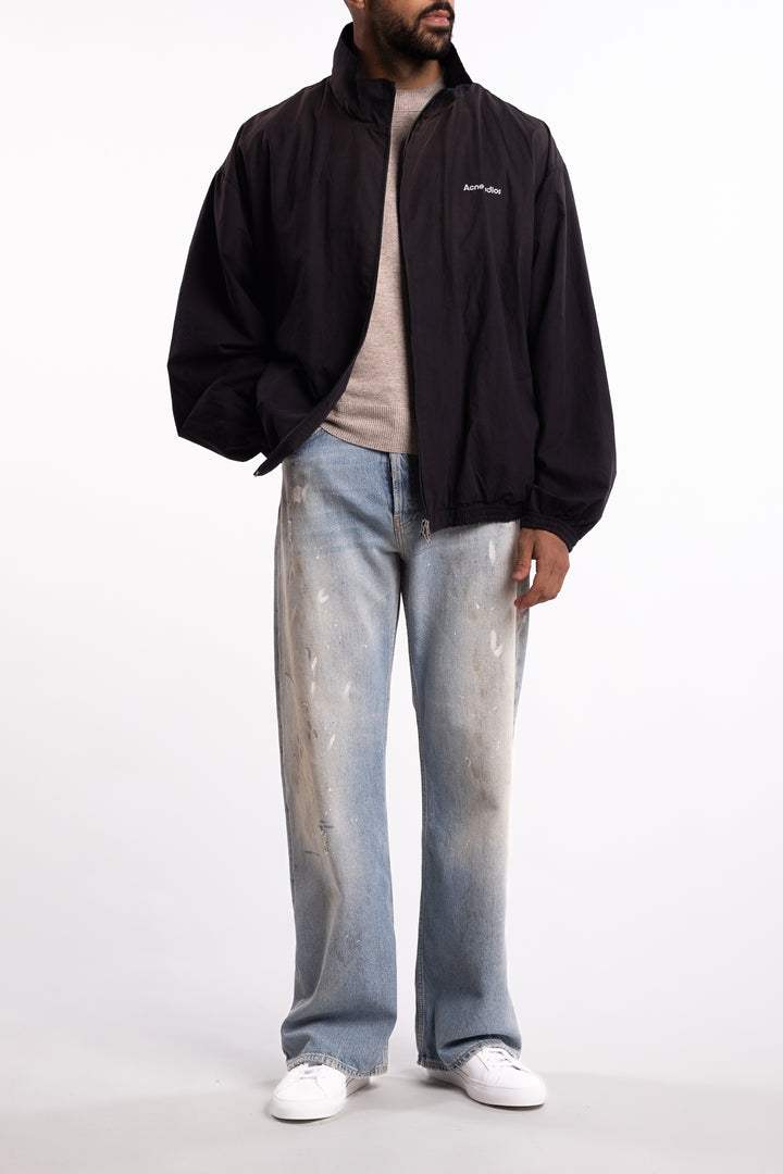 Lightweight Cotton Poplin Jacket Black