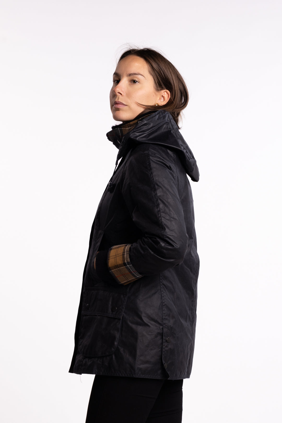 Beadnell Wax Jacket Navy