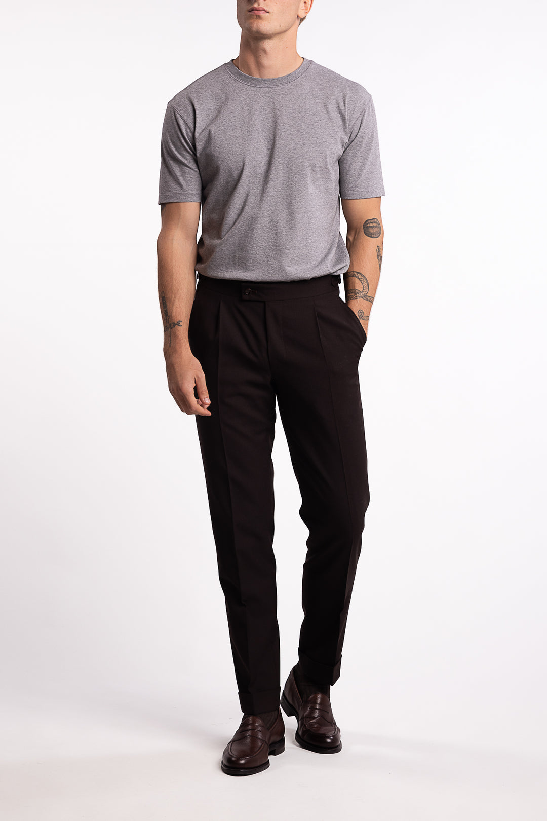 Hanko Trouser Dk. Brown