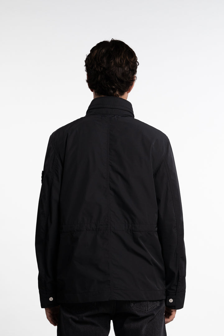 Micro Twill Field Jacket Black