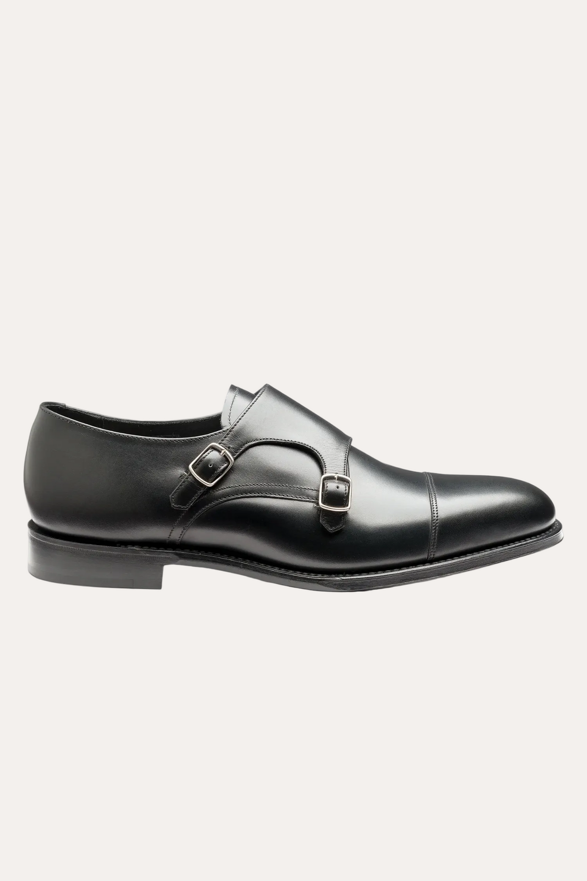 Cannon Monkstrap Black Calf