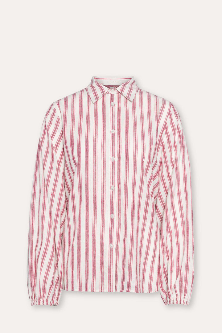 Fable Shirt - Berry stripe