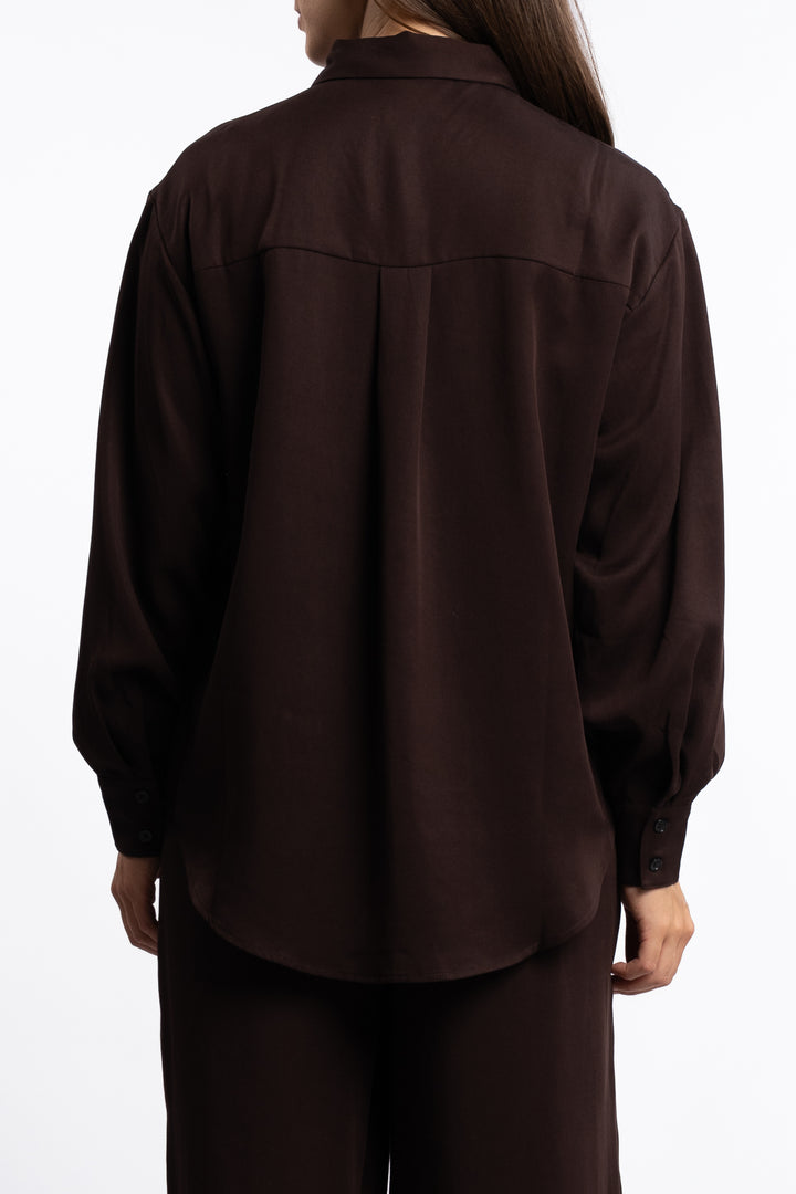 Iris Shirt - Dark Brown