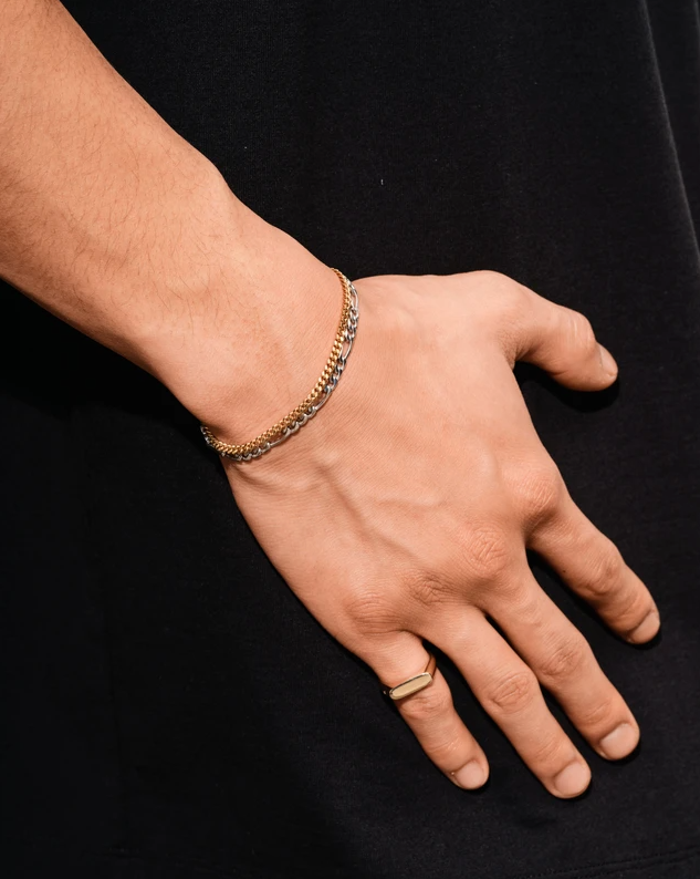 Curb Bracelet M Gold