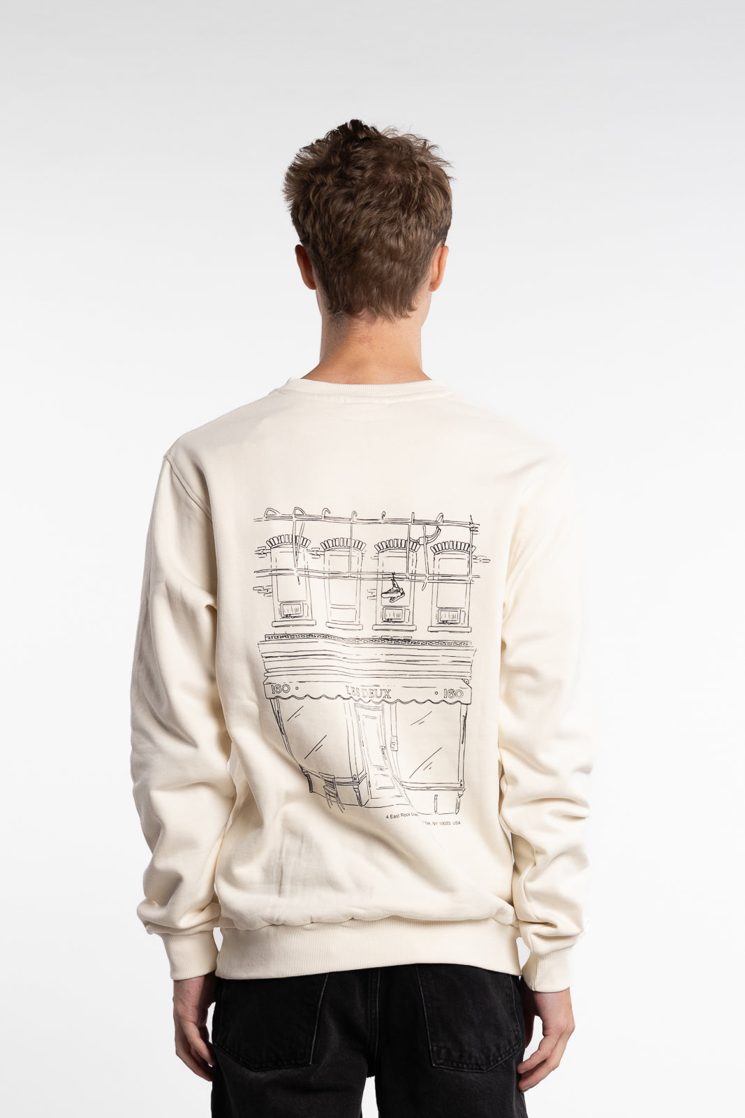 Neighborhood Sweatshirt Ivory/Black