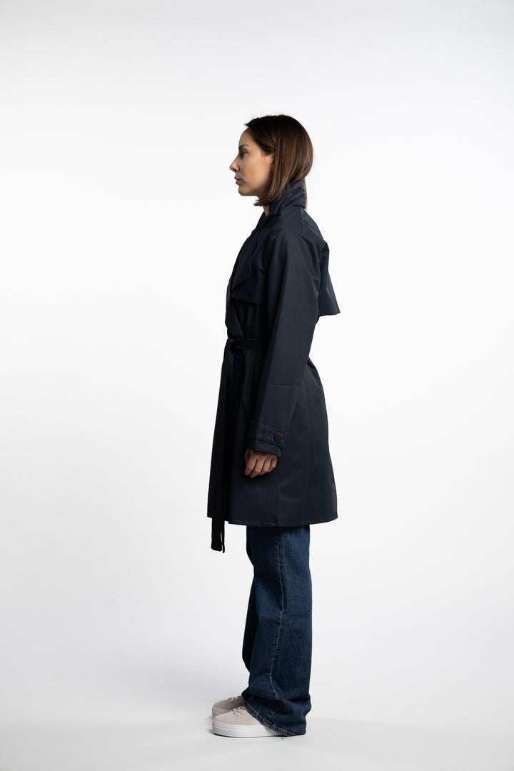 Yr'en Coat - Dark Navy