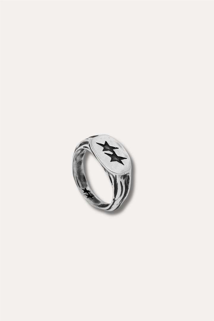 Superstar Signet Ring Silver