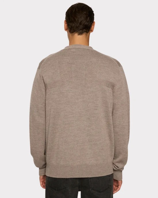 Deno Merino Cardigan Brindle Melange