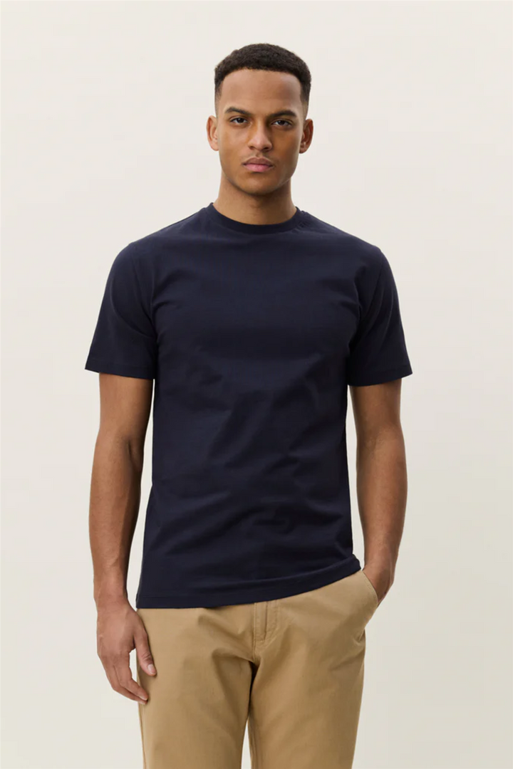 Flower T-Shirt Dark Blue Night