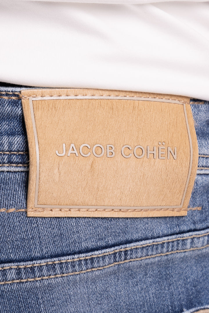 Scott Cropped Carrot Shape Jeans Light Blue