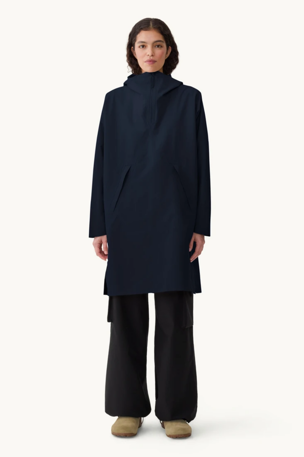 Aalesund Poncho - Navy