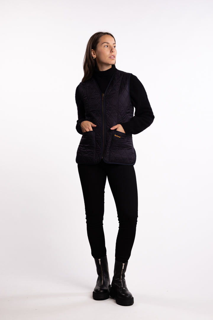 Betty Fleece Vest- Navy