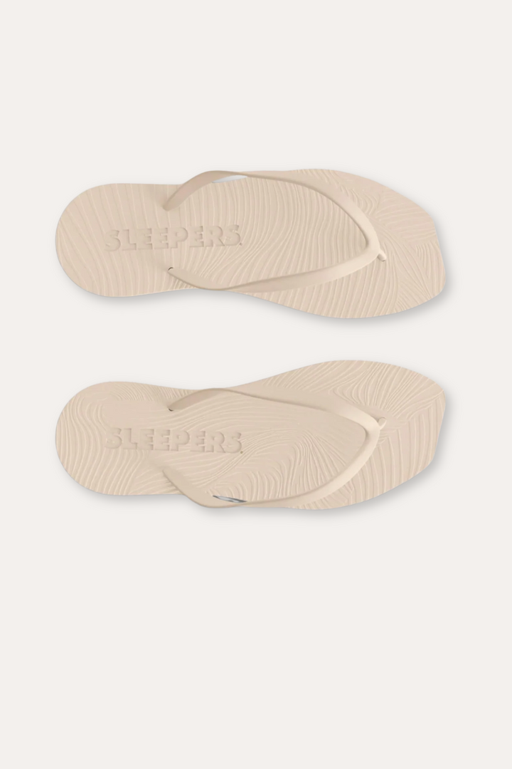 Tapered- Eggnog Flip Flops
